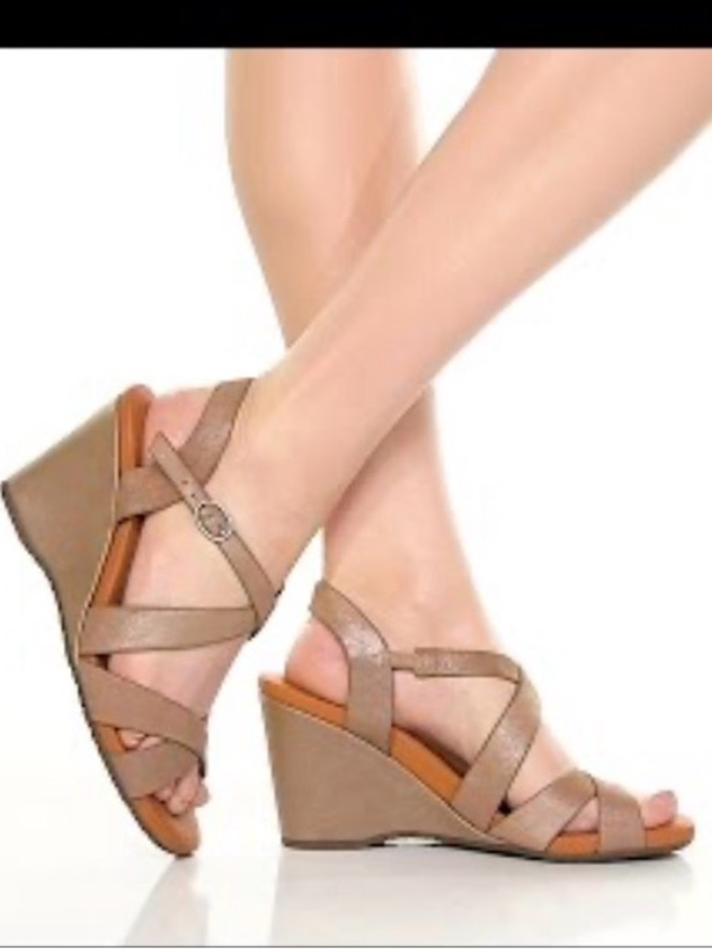 Gentle Souls by Kenneth Cole Isla wedge sandals. 7.5”